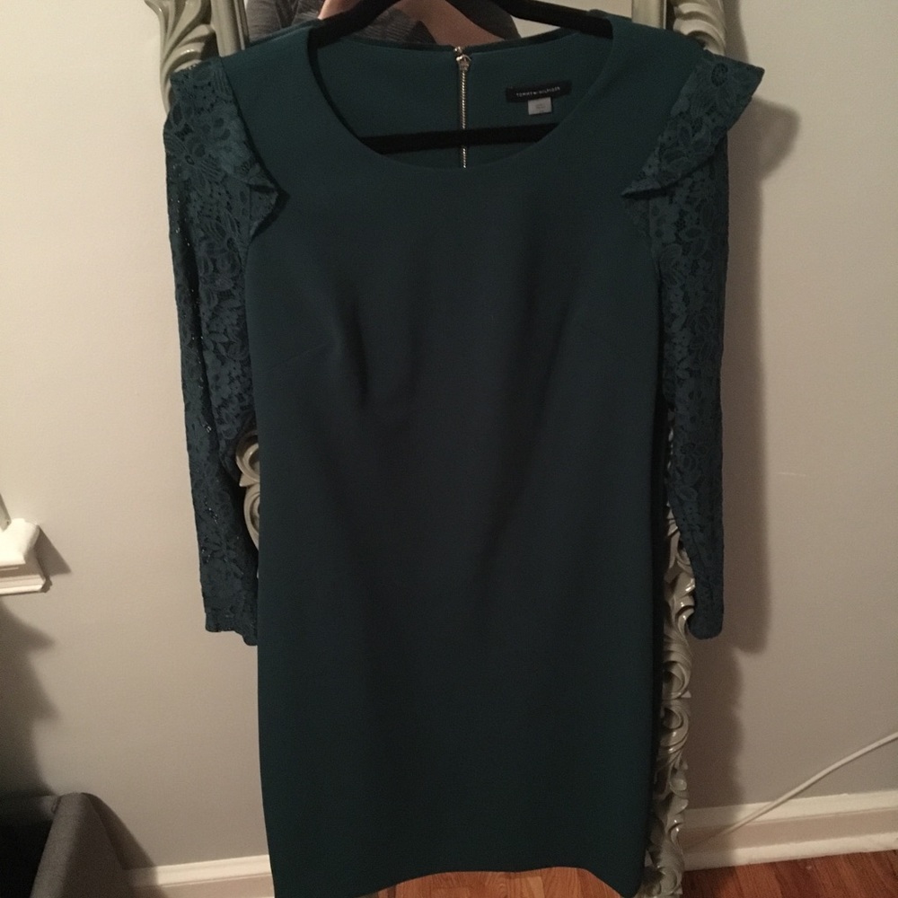 Tommy Hilfiger Scuba Crepe Sheath Dress
